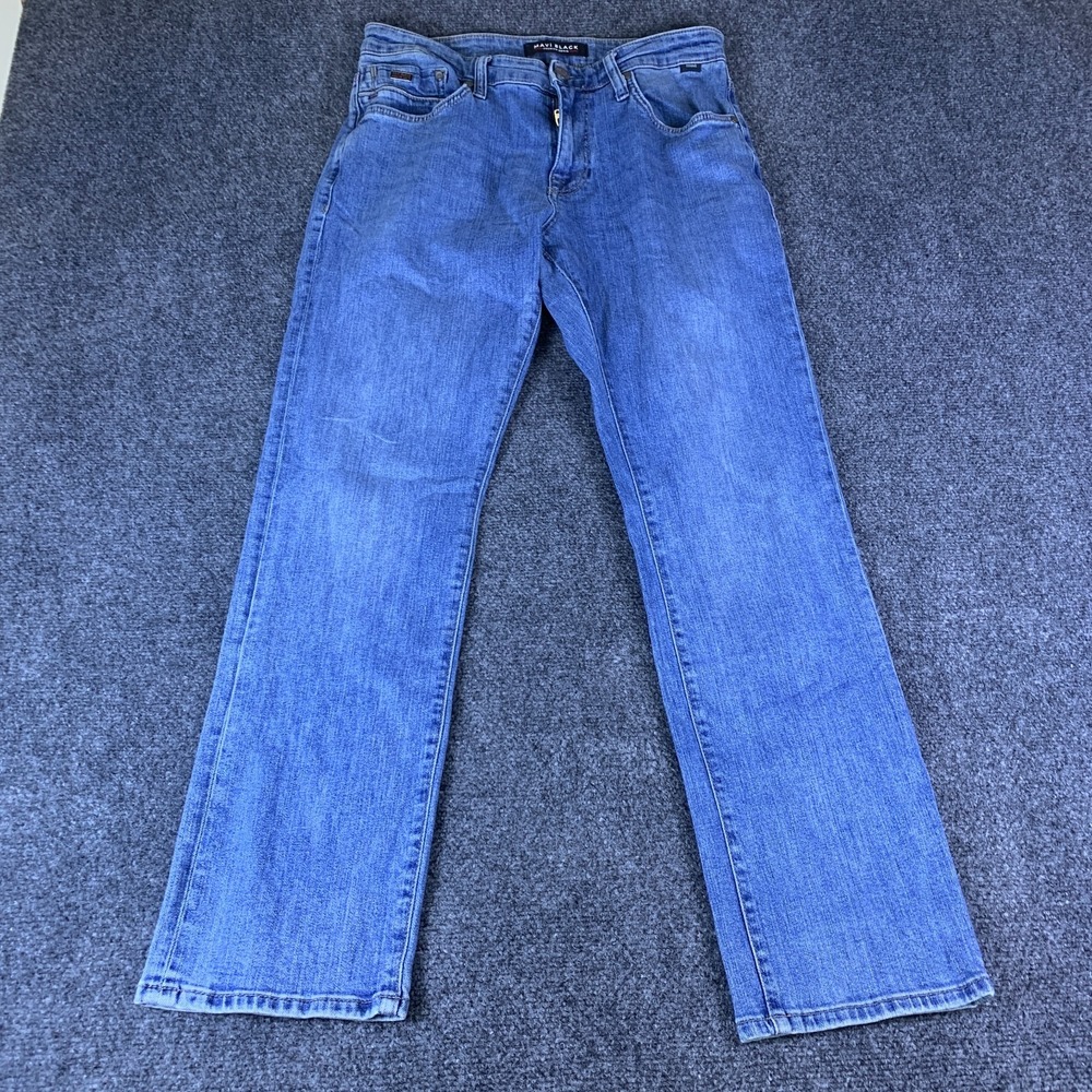 Mavi Martin Straight Leg Jeans Mens 30x29 Blue Good Premium Denim Stretch